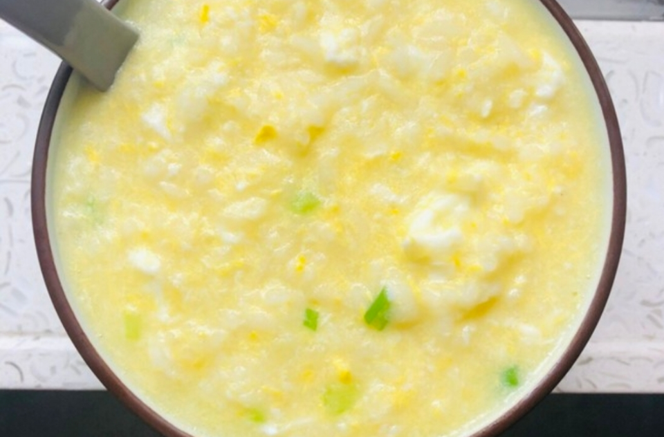 白米雞蛋粥