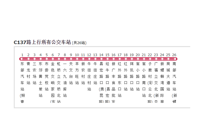 昆明公交C137路