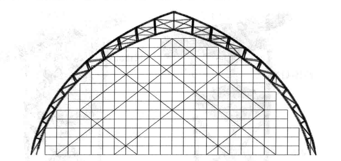 大型場館鋼管桁架結構安裝施工工法