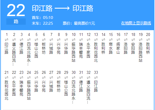 青島公交22路