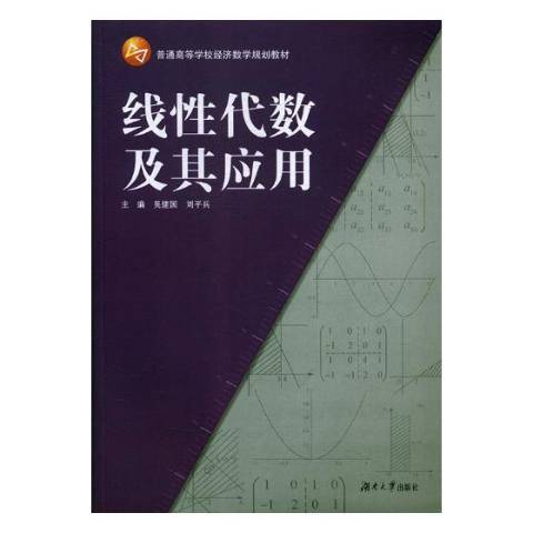 線性代數及其套用(2018年湖南大學出版社出版的圖書)