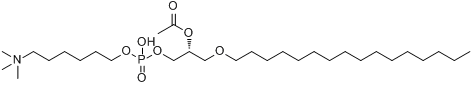 L-Α-磷脂醯基[N,N,N-三甲基]己醇胺-Β-乙醯基-Γ-十六烷