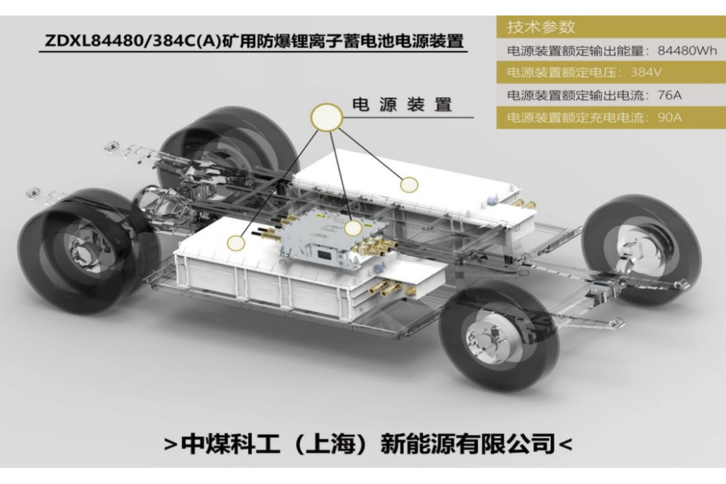 礦用防爆特殊型鋰離子蓄電池電源裝置