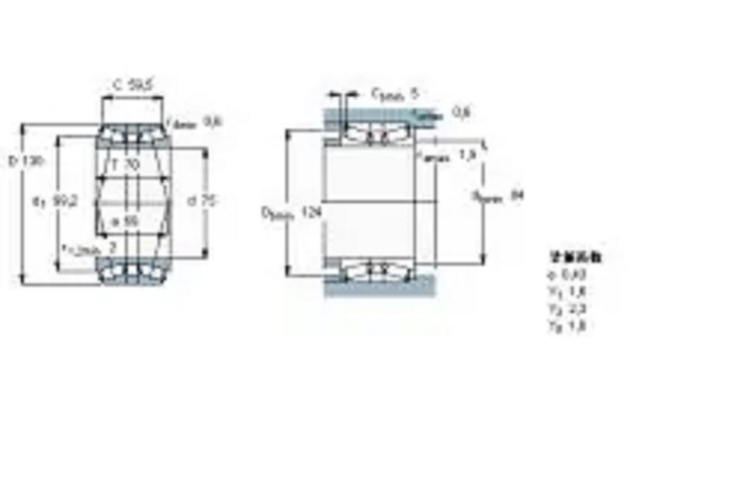 SKF 30215T70J2-DBC270軸承