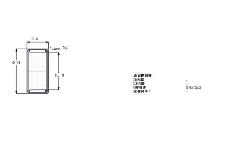 SKF HK0908軸承