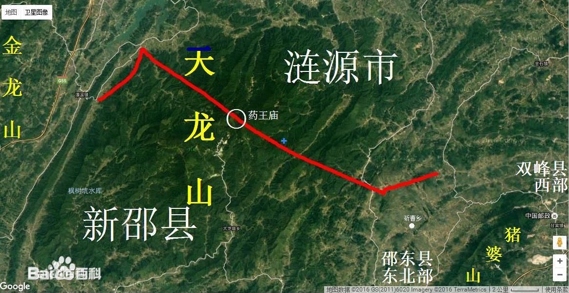 龍山(湖南省漣源市-新邵縣的大龍山)