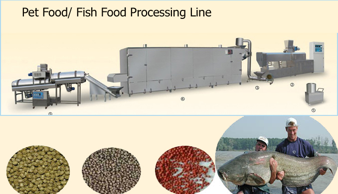 魚飼料設備生產線