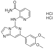 2-[[7-（3,4-二甲氧基苯基）咪唑並[1,2-C]嘧啶-5-基]氨基]-3-吡啶甲醯胺