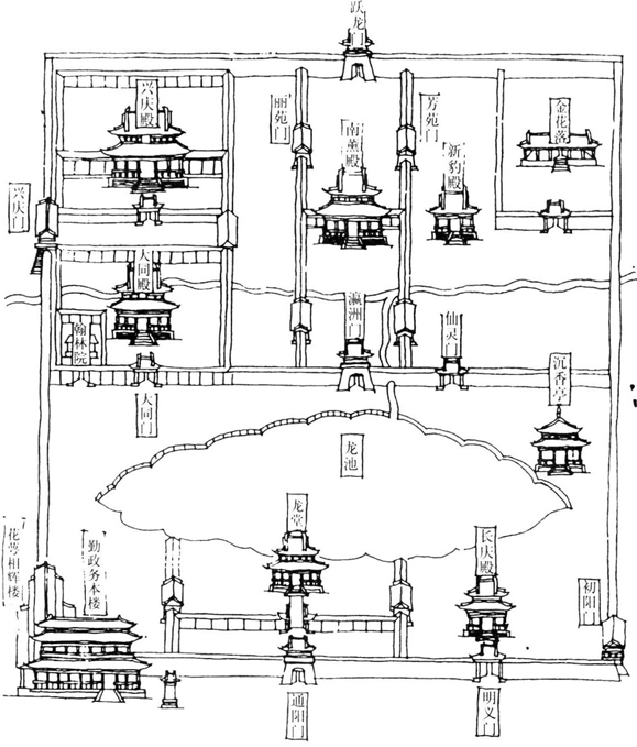 興慶宮平面圖圖籍