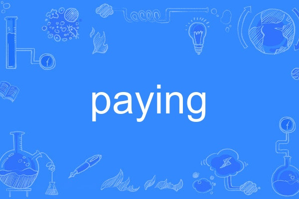 paying