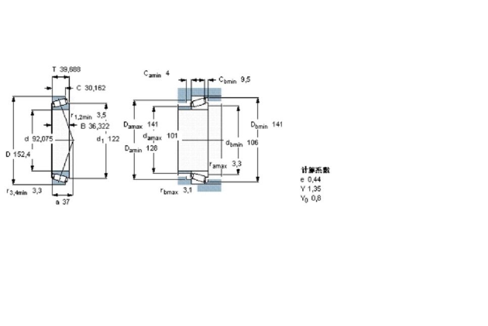 SKF 598/592A/Q軸承