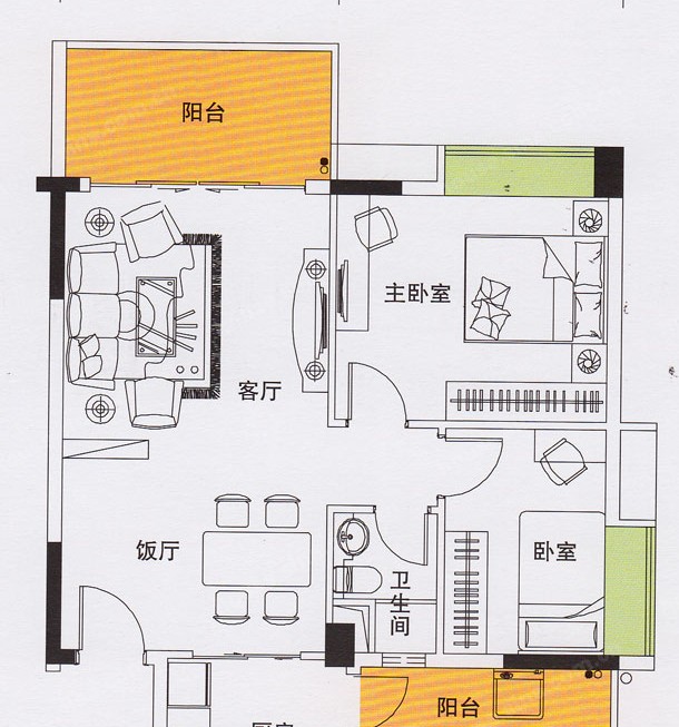 都市品格戶型圖