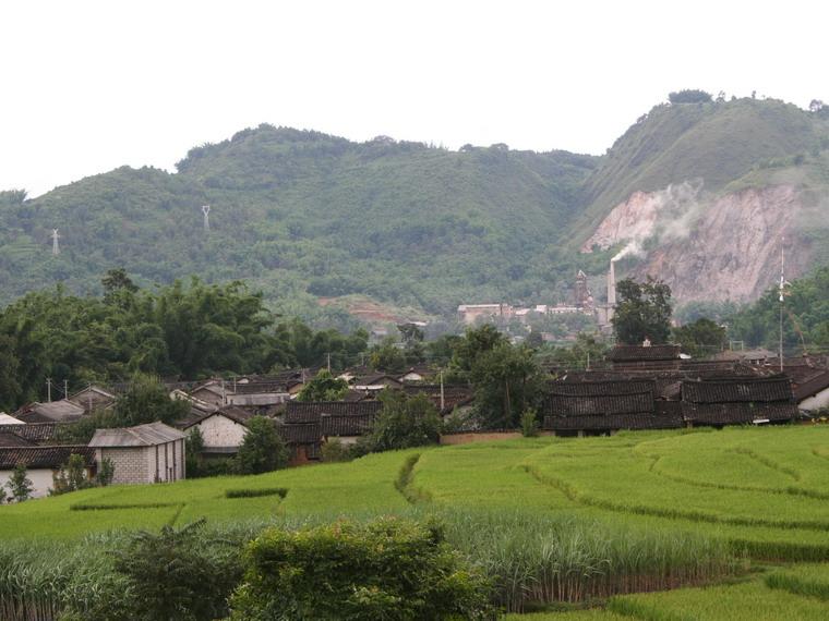 該村耕地一角