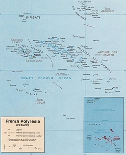 法屬玻里尼西亞地圖
