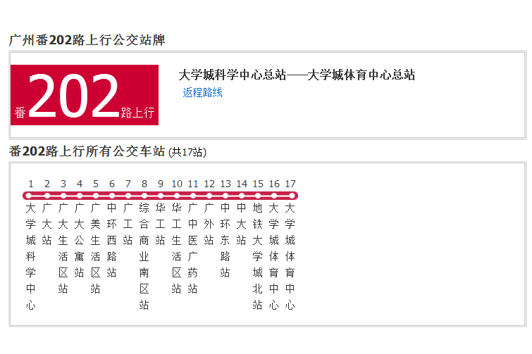 廣州公交番202路