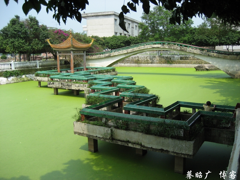 九曲橋(蔡昭廣 攝)