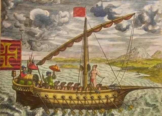 葡萄牙人小型戰艦依然對波斯人保持優勢
