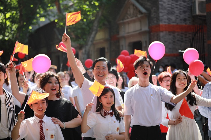 《我和我的祖國》校園主題快閃活動