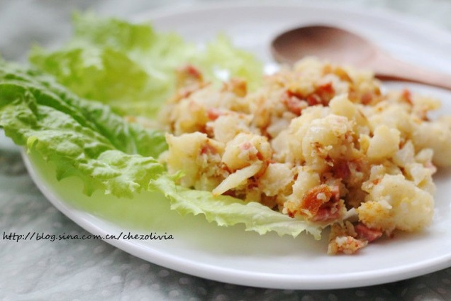 蔥香孜然土豆泥炒飯