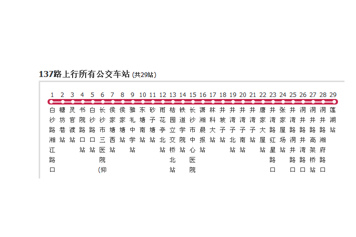 長沙公交137路