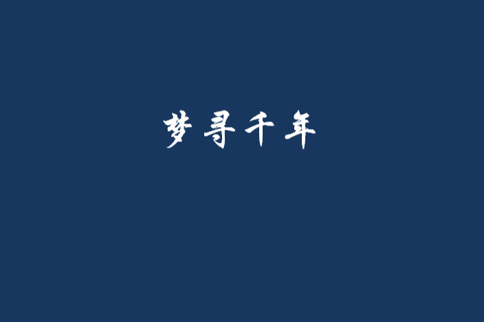 夢尋千年(小說)