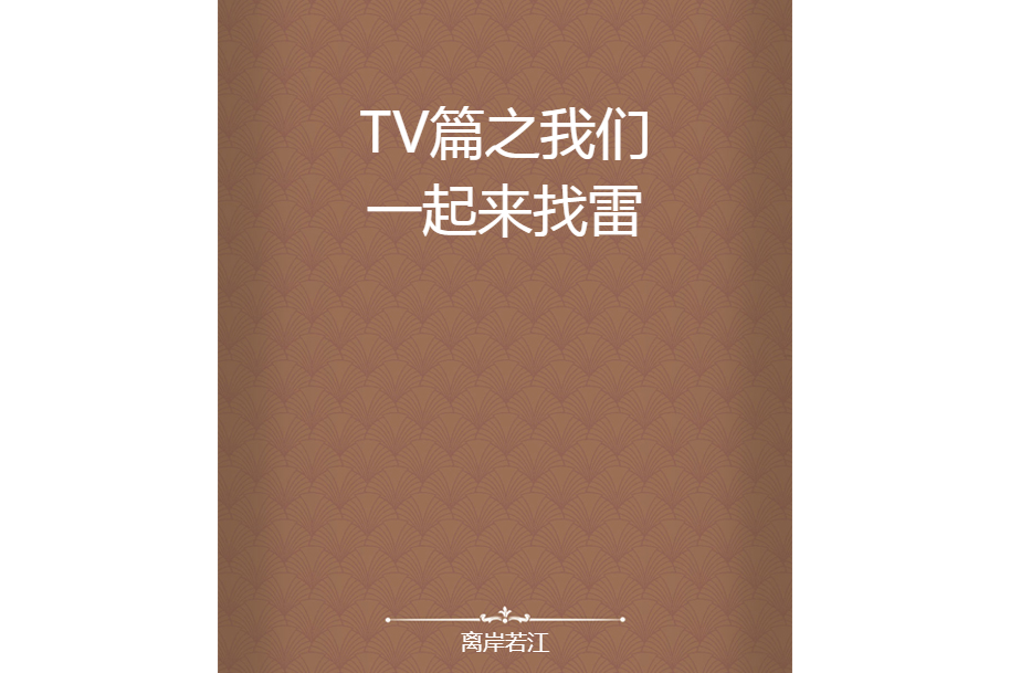 TV篇之我們一起來找雷