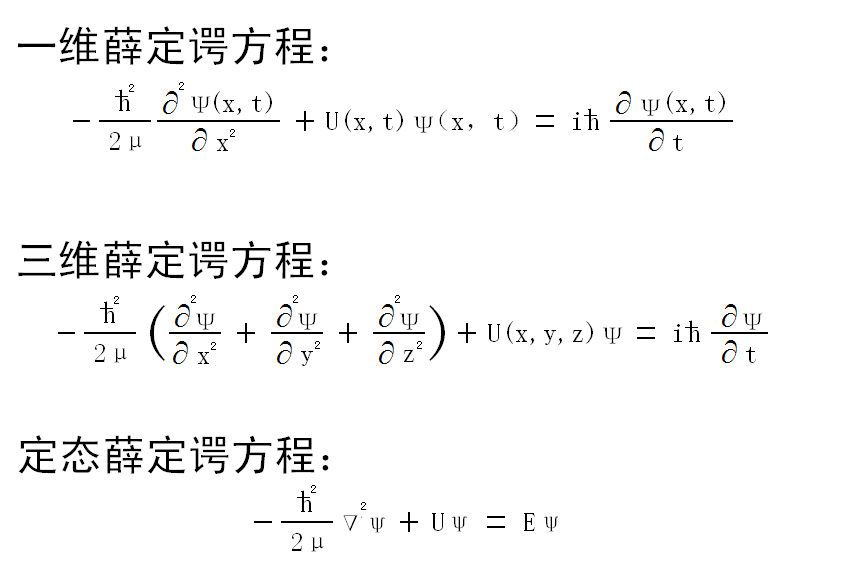 薛丁格方程