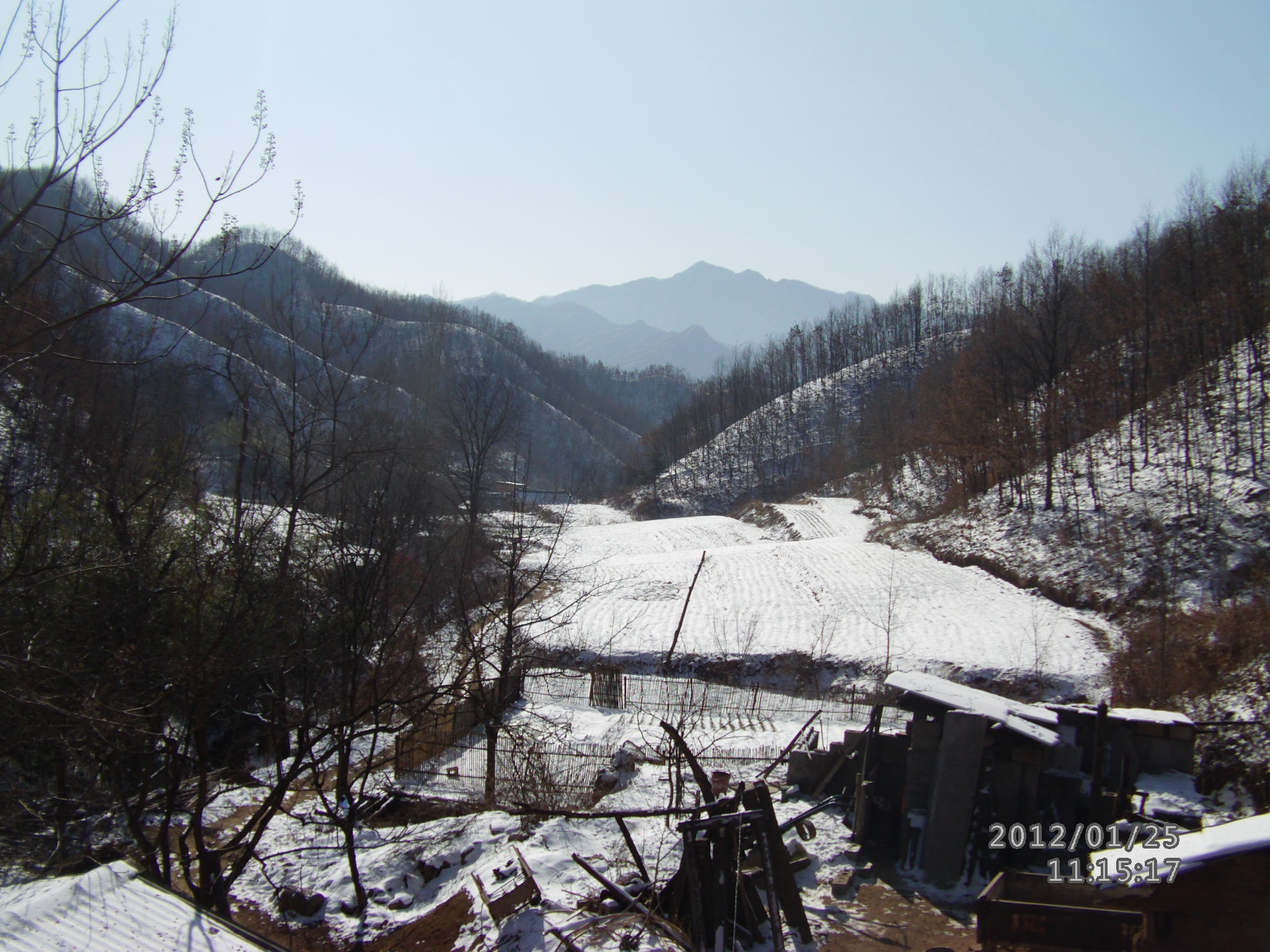 冬雪村景