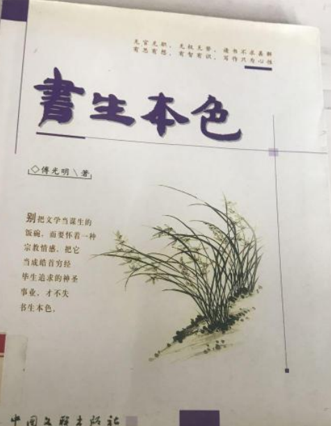 書生本色(2001年中國文聯出版社出版的圖書)