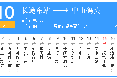 南京公交Y10路