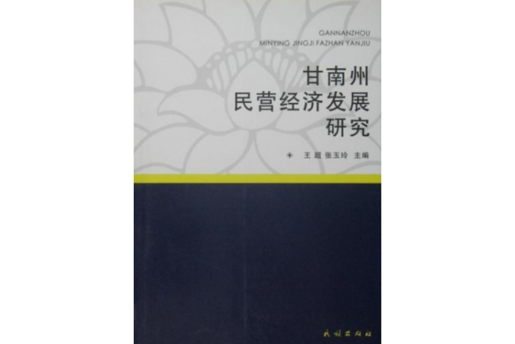 甘南州民營經濟發展研究