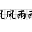 風風雨雨(詞語)