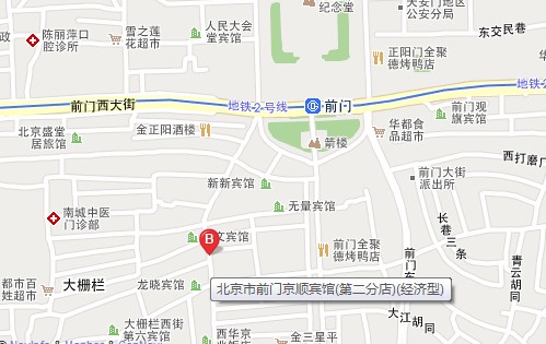 酒店附近地圖