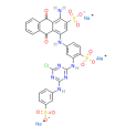 1-氨基-4-[[3-[[4-氯-6-[（3-磺苯基）氨基]-1,3,5-三嗪-2-基]氨基]-4-磺苯基]氨基]-9,10-二氫-9,10-二氧代-2-