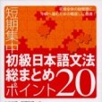 短期集中初級日本語文法総まとめ ポイント20