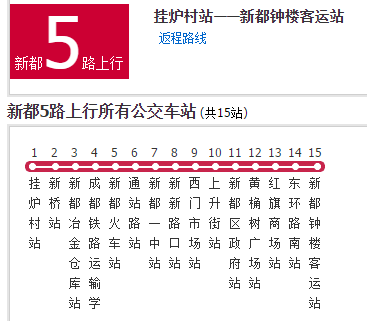 新都公交5路