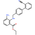 3-氨基-2-[（2-氰基聯苯-4-基）甲基]氨基苯甲酸乙酯