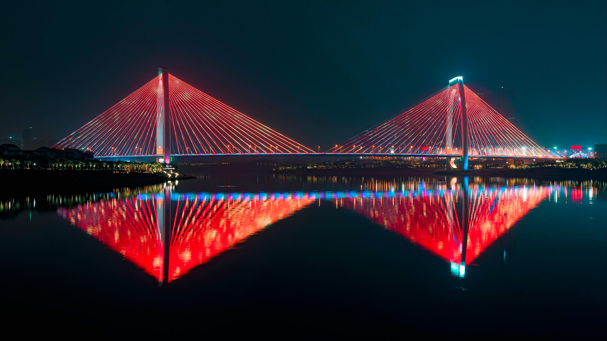 青山大橋夜景