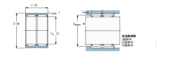 SKF RNA6913軸承