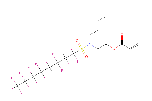 2-丙烯酸-2-[丁基[（十七氟辛基）-磺醯基]-氨基]-乙基酯