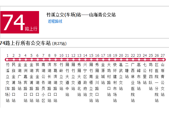 南寧公交74路