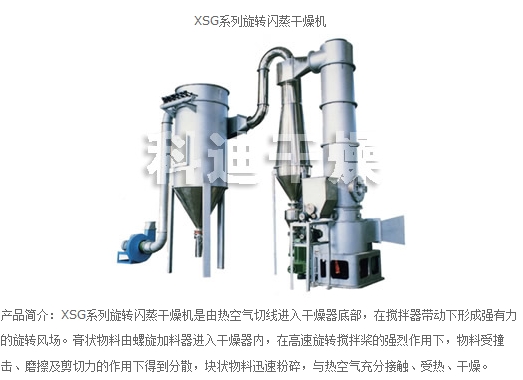 旋轉閃蒸乾燥機