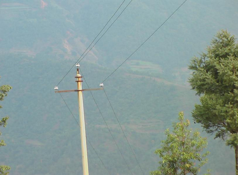 唐家屋基村通電線路