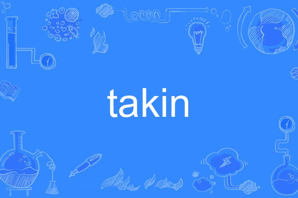 takin(英語單詞)