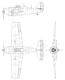 Grumman_F4F的三視圖