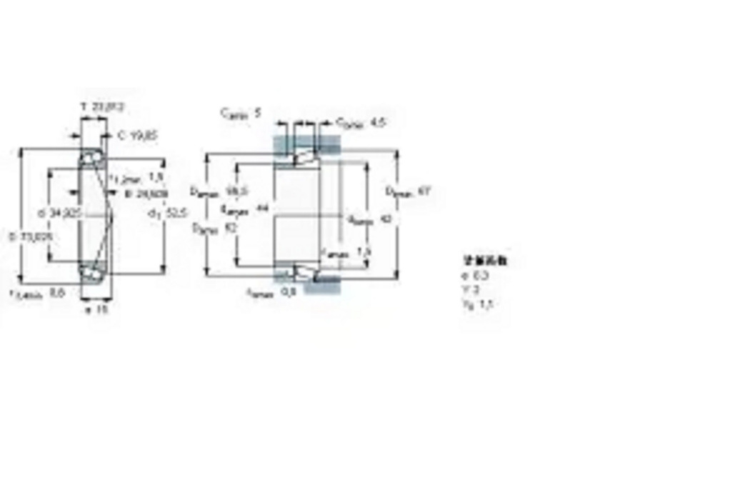 SKF 25877-2-25821-2-Q軸承