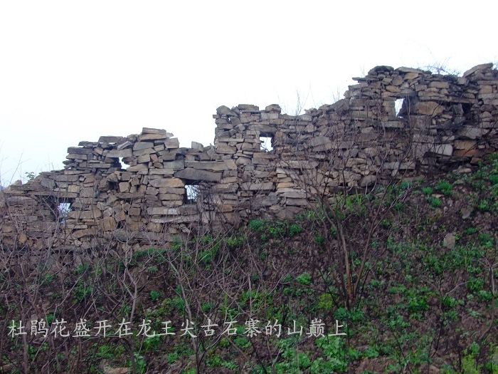 龍王尖石寨的斷壁