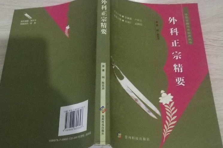 外科正宗精要(2008年貴州科技出版社出版的圖書)