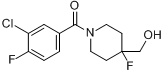 （3-氯-4-氟苯基）[4-氟-4-（羥基甲基）-1-哌啶基]甲酮