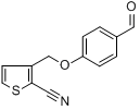 3-[（4-甲酸基苯氧基）甲基]噻吩-2-腈